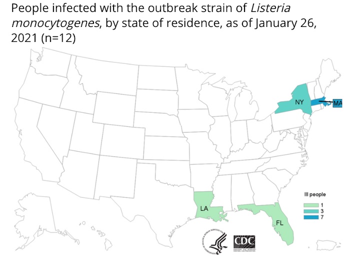 Deli Meat Listeria Outbreak Ends with 12 Hospitalized, 1 Dead