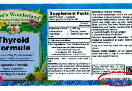 Thyroid formula Salmonella