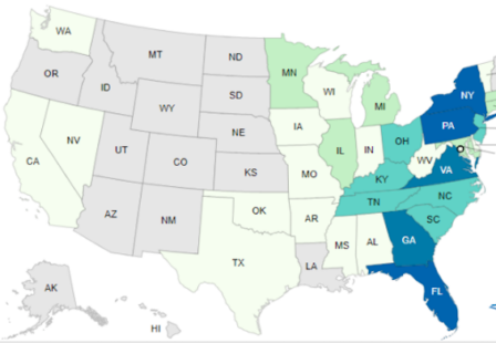 Cucuember Salmonella Outbreak final CDC map