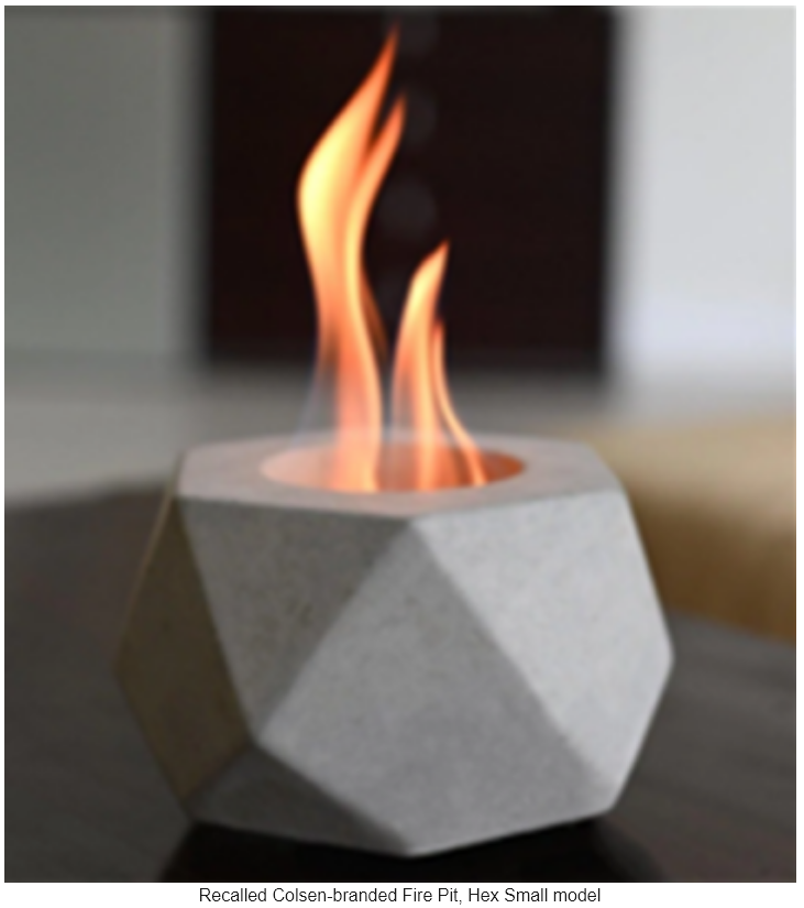 Recalled Colsen Fire Pit (Hex Shaped)