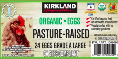 Kirkland Egg Salmonella Recall