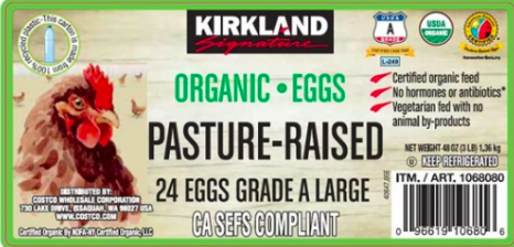 Kirkland Egg Salmonella Recall