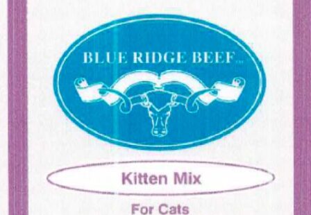 Blue Ridge Kitten Mix Salmonella Recall