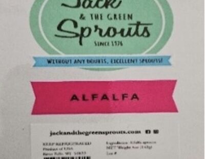 Jack & the Green Sprouts Listeria Recall