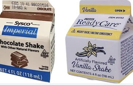 Sysco and ReadyCare meal replacement shakes